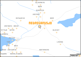 map of Nedre Gärdsjö