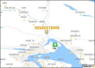map of Nedre Stavre