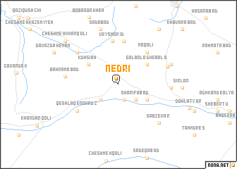 map of Nedrī