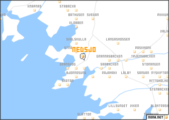 map of Nedsjö