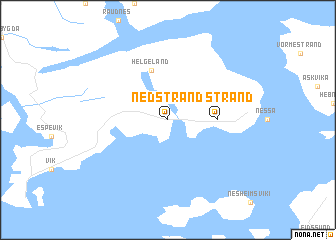 map of Nedstrand