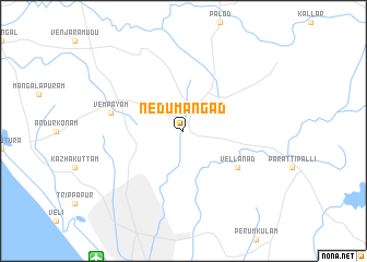 map of Nedumangād