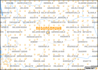 map of Nedungomuwa