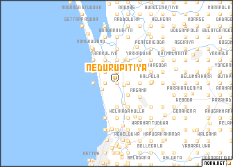 map of Nedurupitiya