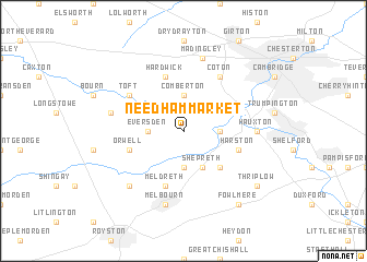 map of Needham Market