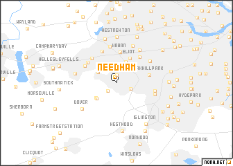 map of Needham