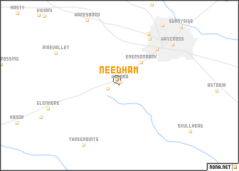 map of Needham