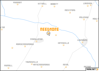 map of Needmore