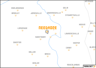 map of Needmore