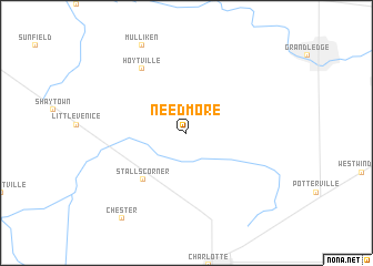 map of Needmore