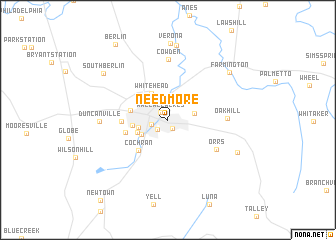 map of Needmore