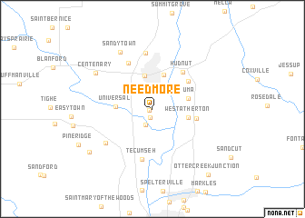 map of Needmore