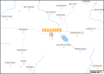 map of Needmore