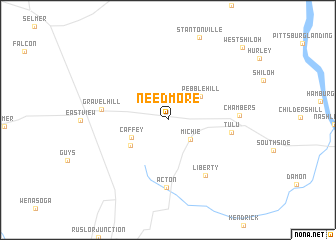 map of Needmore