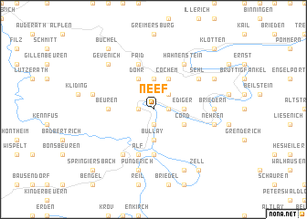 map of Neef