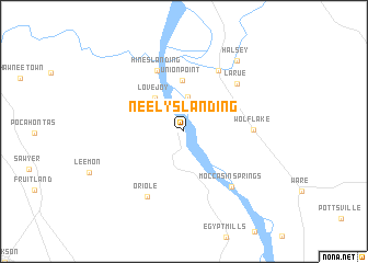 map of Neelys Landing