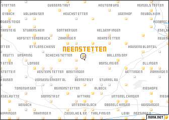 map of Neenstetten