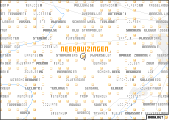 map of Neerbuizingen