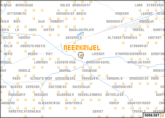 map of Neerkrijel