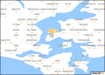 map of Nees