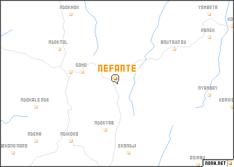 map of Nefanté