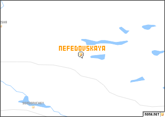 map of Nefedovskaya