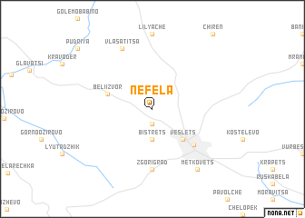 map of Nefela