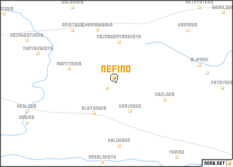 map of Nefino