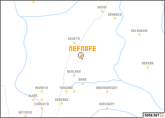 map of Nefnafē