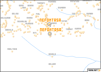 map of Nefomtasa