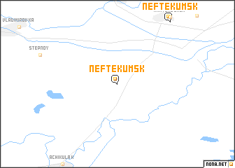 map of Neftekumsk