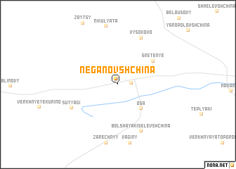 map of Neganovshchina