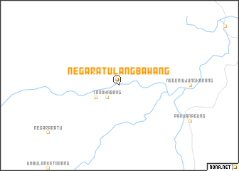 map of Negaratulangbawang