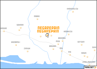 map of Negar-e Pā\