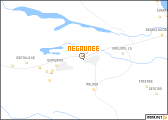 map of Negaunee