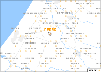 map of Negba