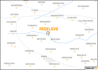 map of Negelëvo