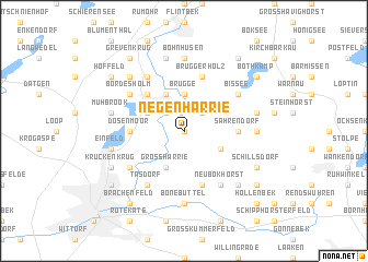 map of Negenharrie