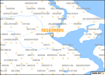 map of Negenmark