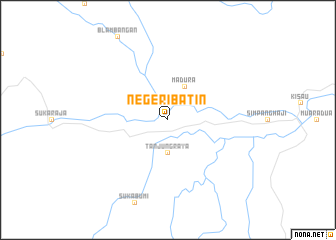 map of Negeribatin