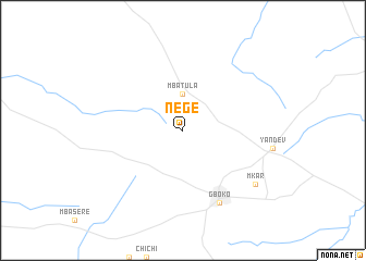 map of Nege