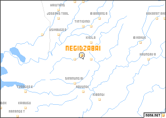 map of Negidzabai