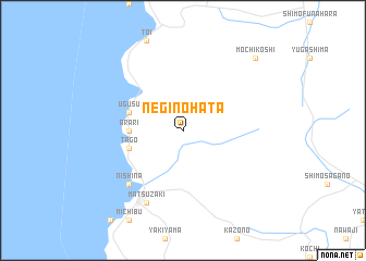map of Neginohata