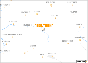 map of Neglyubka