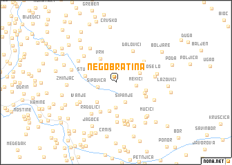 map of Negobratina