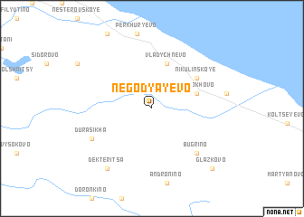 map of Negodyayevo