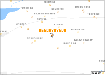 map of Negodyayevo
