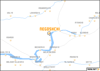 map of Negoshchi