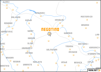 map of Negotino