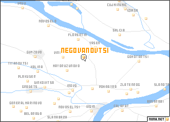 map of Negovanovtsi